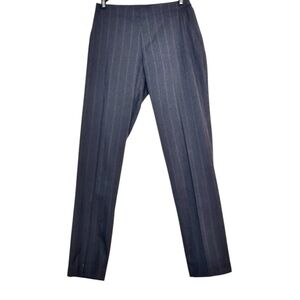 Uniqlo Women's Gray Pin Stripe Elastic Waist Dress Pants